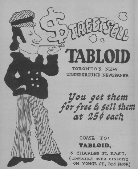 Tabloid ad