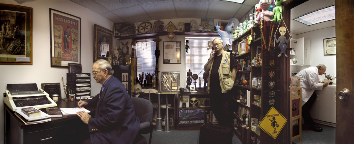 Triptych of Joe's Office