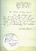 Stevenson letter