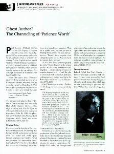 Ghost Author? article