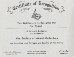 Inkwell Certificate